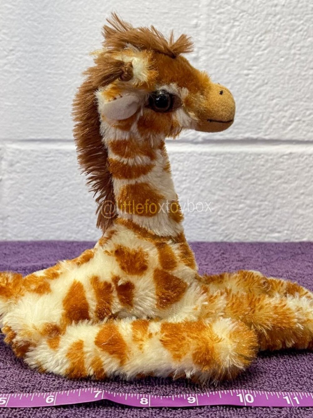 Peek-A-Boo Toys Giraffe Plush Brown Cream Wildlife Safari Stuffed Animal ESSA - Picture 3 of 10
